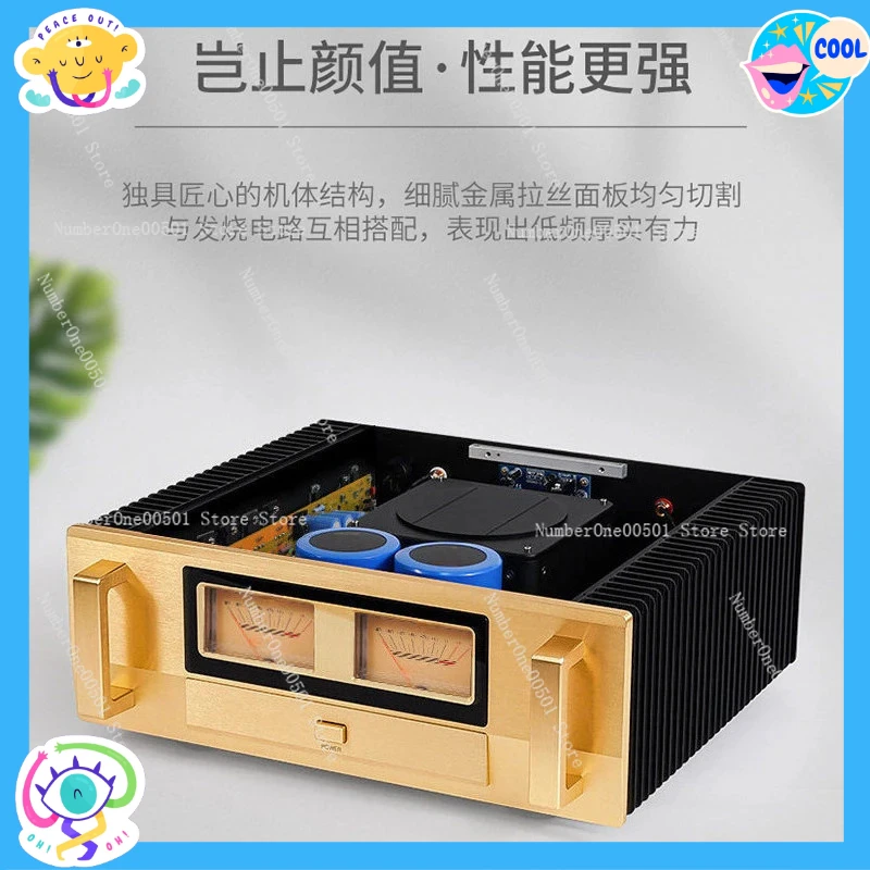 Фото Усилитель мощности E405 класса AB 300 Вт, высокомощный, для домашнего Hi-Fi, аудиофильский стереоусилитель №1