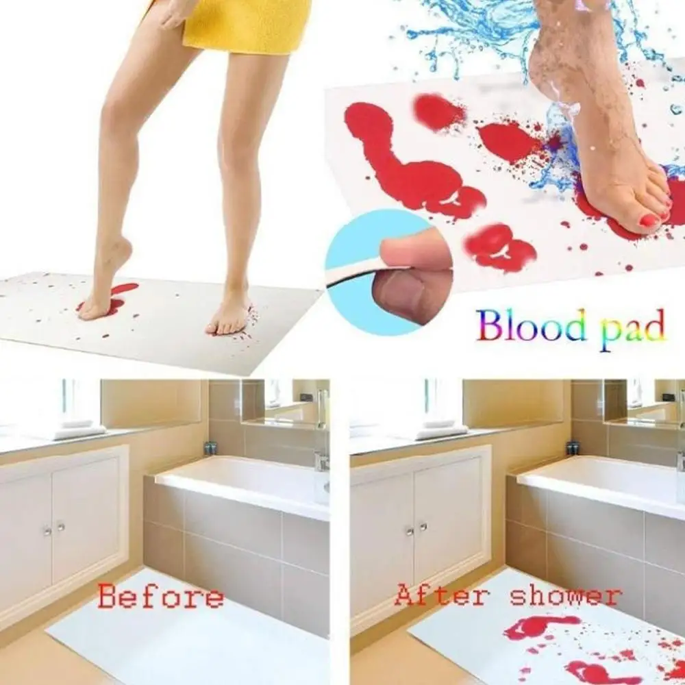 

Color Changing Quality Doormat Blood Novelty Bathroom Mat