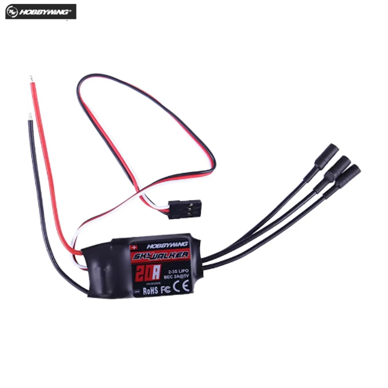 Оригинальный Hobbywing Skywalker 20A 30A 40A 50A 60A 80A 100A V2 скорость контроллер ESC с UBEC для