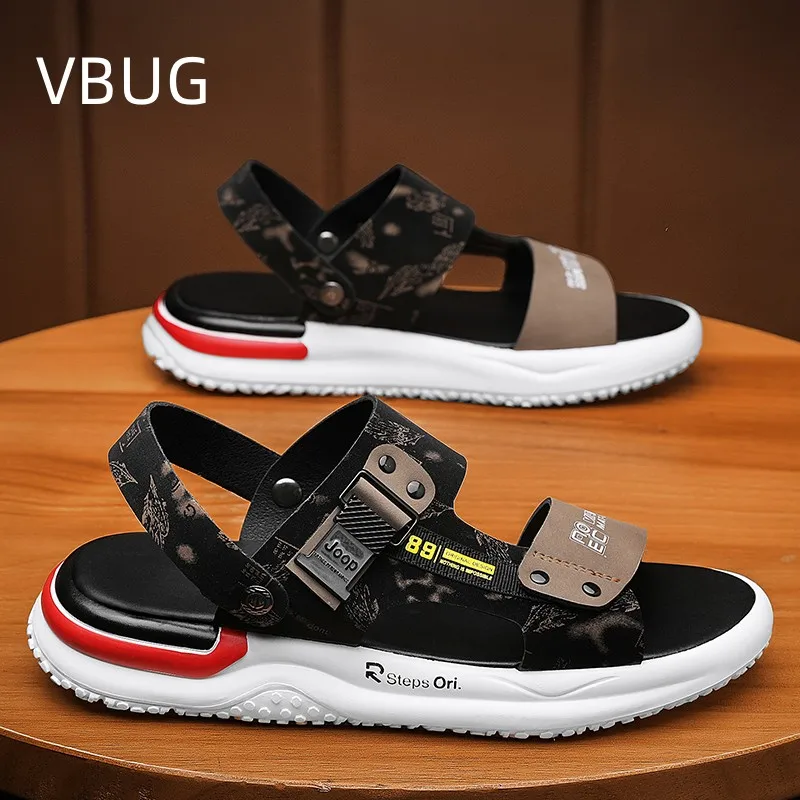 

Flats Men's Shoe Free Shipping Casual Shoes for Mens Flat Sandal Heeled Sandals Luxury Designer Genuine Leather Sandals Playa