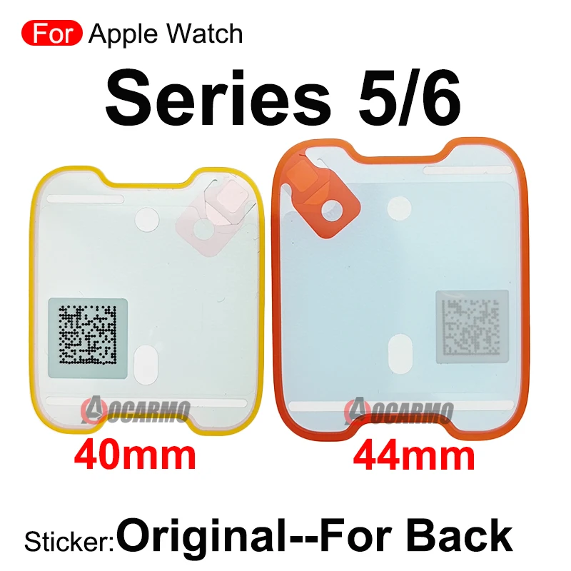 Original Front LCD Screen Sticker And Back Cover Sticker Glue For Apple Watch Series 5 6 40mm 44mm images - 6
