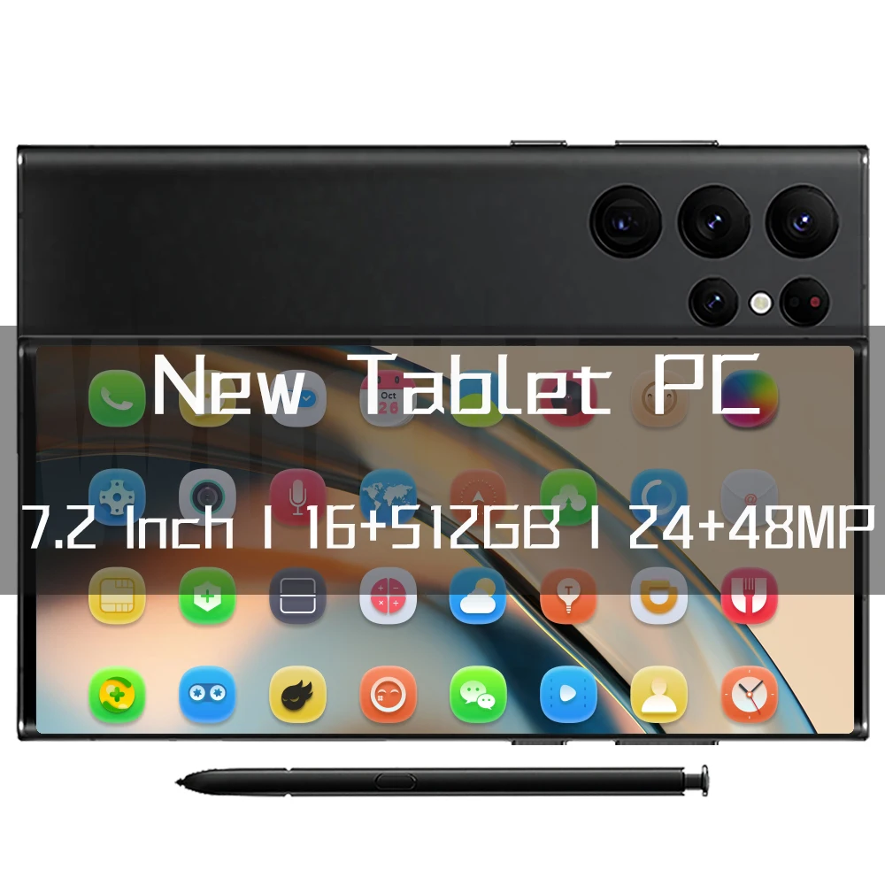 

Сотовый планшет S22, ультраполный экран 7,2 дюйма, Android 12, умная мини-флешка, HD 10 ядер, 16 ГБ, 512 ГБ, 4G, телефон с горячей камерой