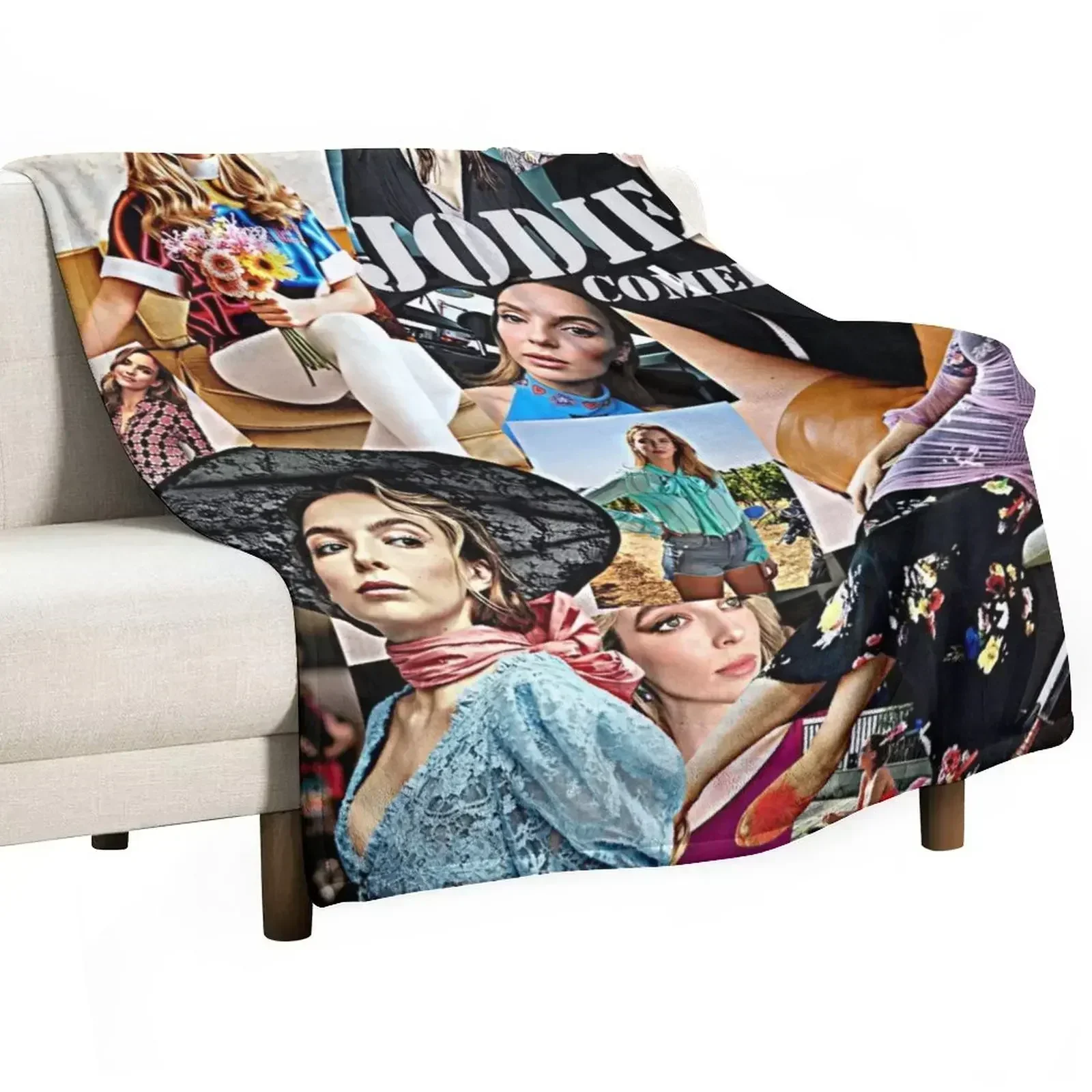 Jodie Comer плюшевое одеяло