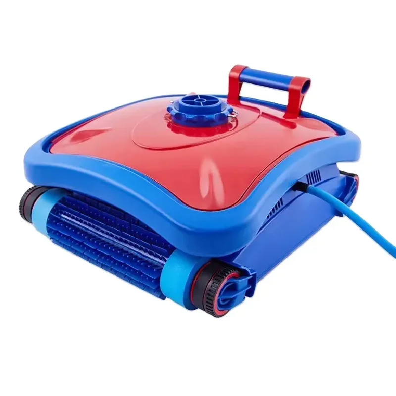 

220V Automatic Electric Pool Cleanerfor Summer Swimming Pool 18m Climbing Wall Full-automatic Suction Cleaner Safety ABS