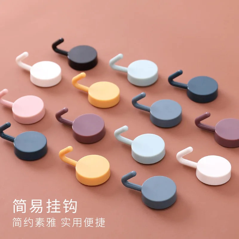 

Маленький крючок-крючок, настенный крючок, для кухни, прекрасное отверстие, для двери ванной комнаты, удобный маленький крючок-крючок