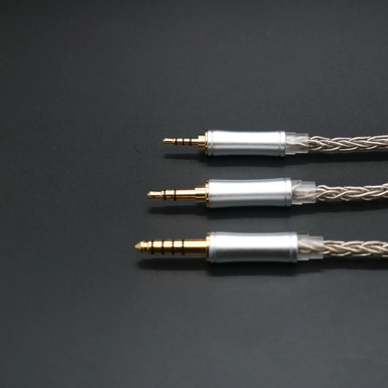 Kup 8 Rdzeń Tlenu-darmowa Miedziana Posrebrzane Słuchawek Zmodernizowany Kabel Słuchawki Hi-fi Przewód Do SE846 SE535 TRN V80 V20 ED12 Słuchawki Douszne