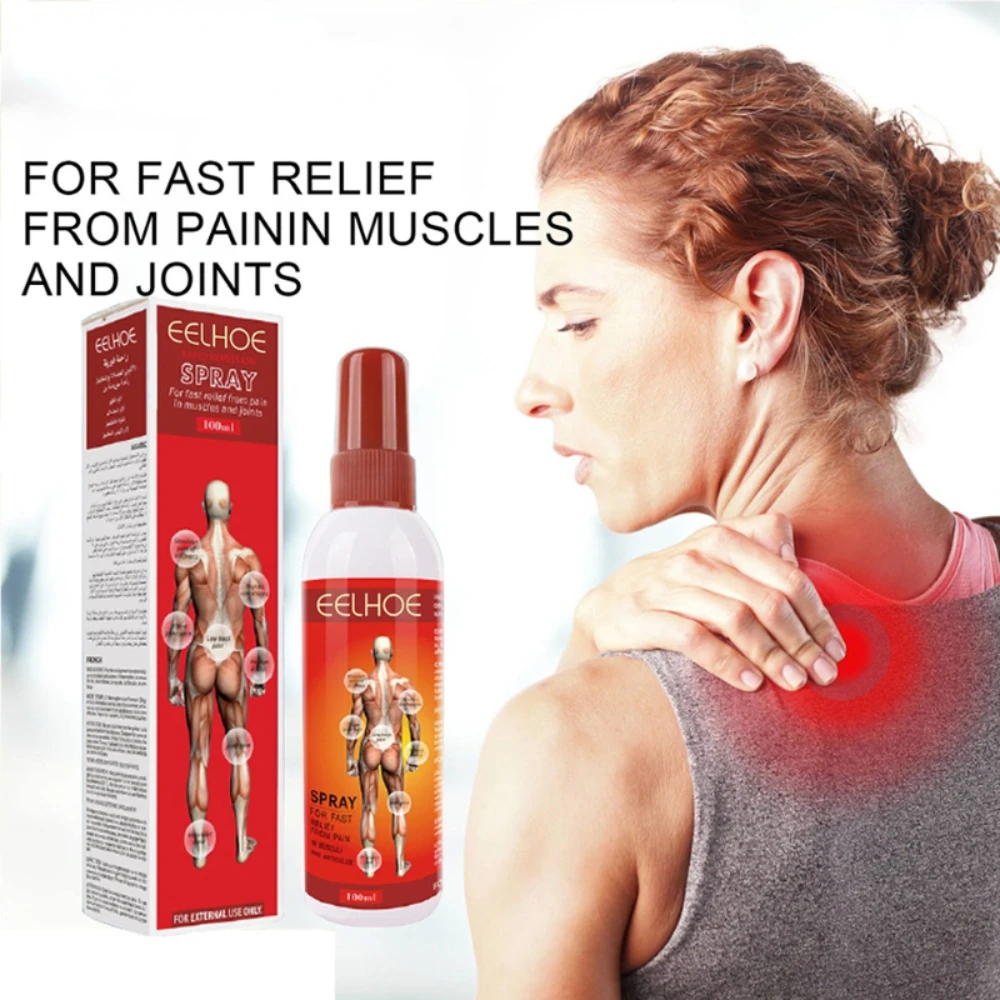 

Relax muscles and activate collaterals bruise and sprain spray shoulder neck waist leg and knee joint pain relieving spray
