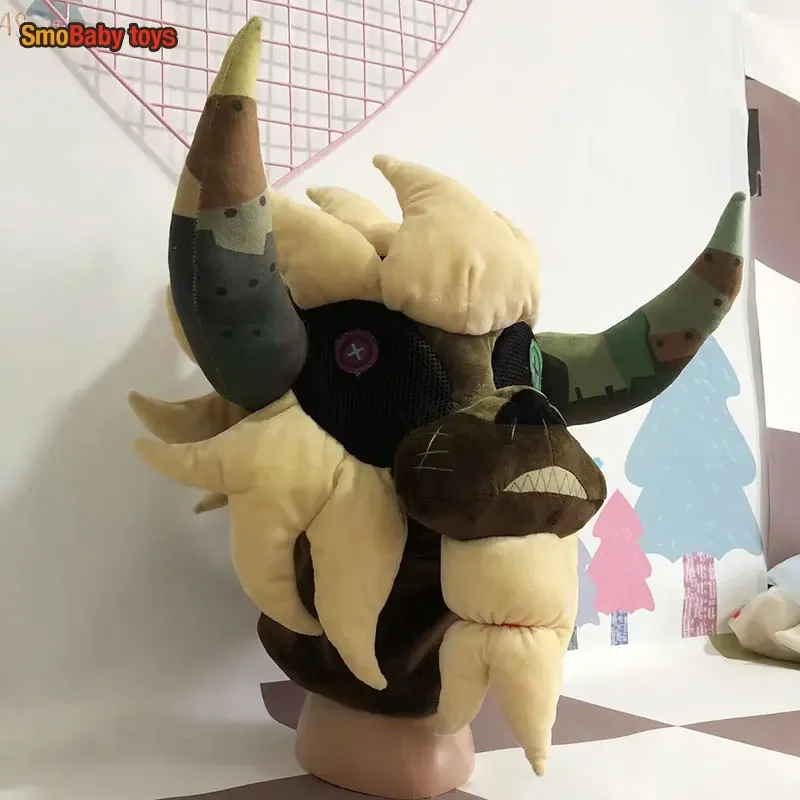 

Zeldas Lynel Hat Plush Doll Cosplay Mask Soft Pillow Helmet Room decoration Cosplay Prop For Fans Child Gift