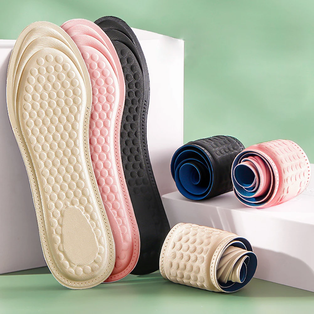 

Массажные стельки для обуви 1 пара, удобные дышащие, поглощающие пот, дезодорирующие, амортизирующие, для мужчин, женщин, мужчин