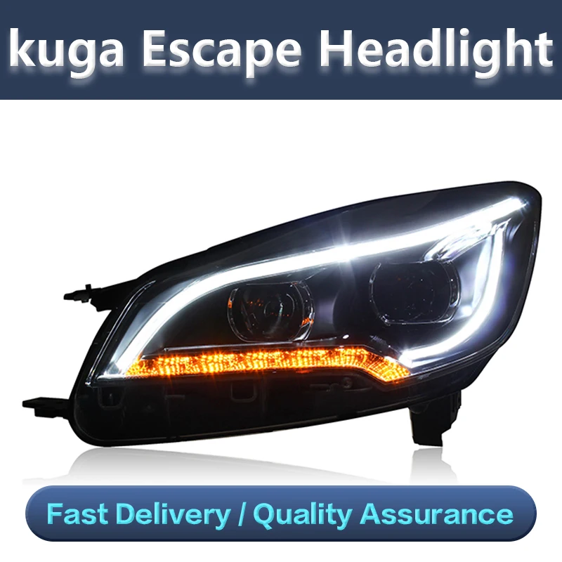 Передсветильник светодиодная фара в сборе для Ford Escape Kuga 2014-2016 лет