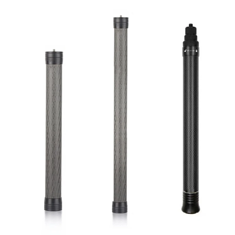 

Carbon Fiber Extension Rod Portable Monopod Pole Extender Accessory for Ronin S SC/Feiyu/Zhiyun Stabilizer W3JD