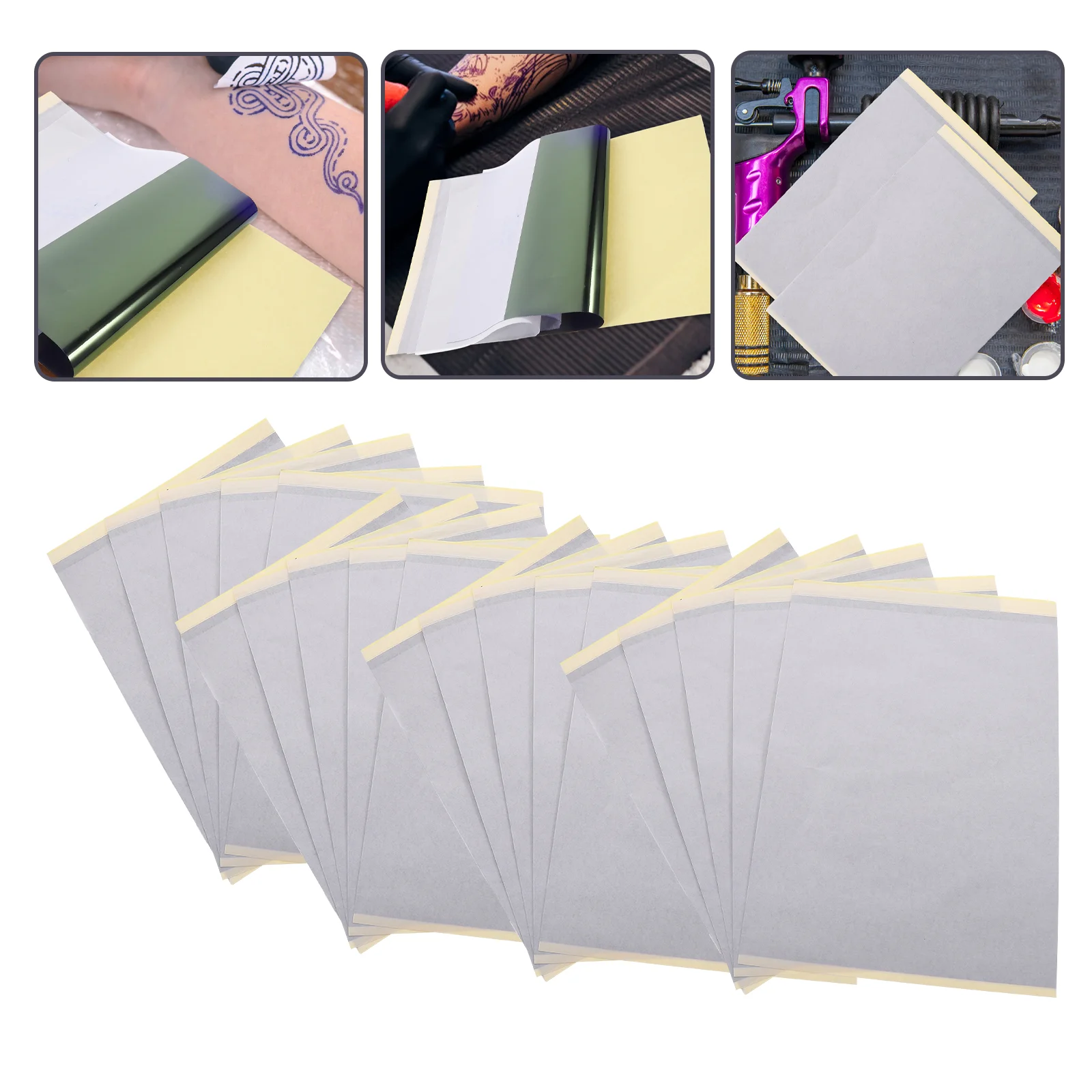 

20 Sheets Transfer Paper Tattoos Materials Accessories Tattooing Papers Printing