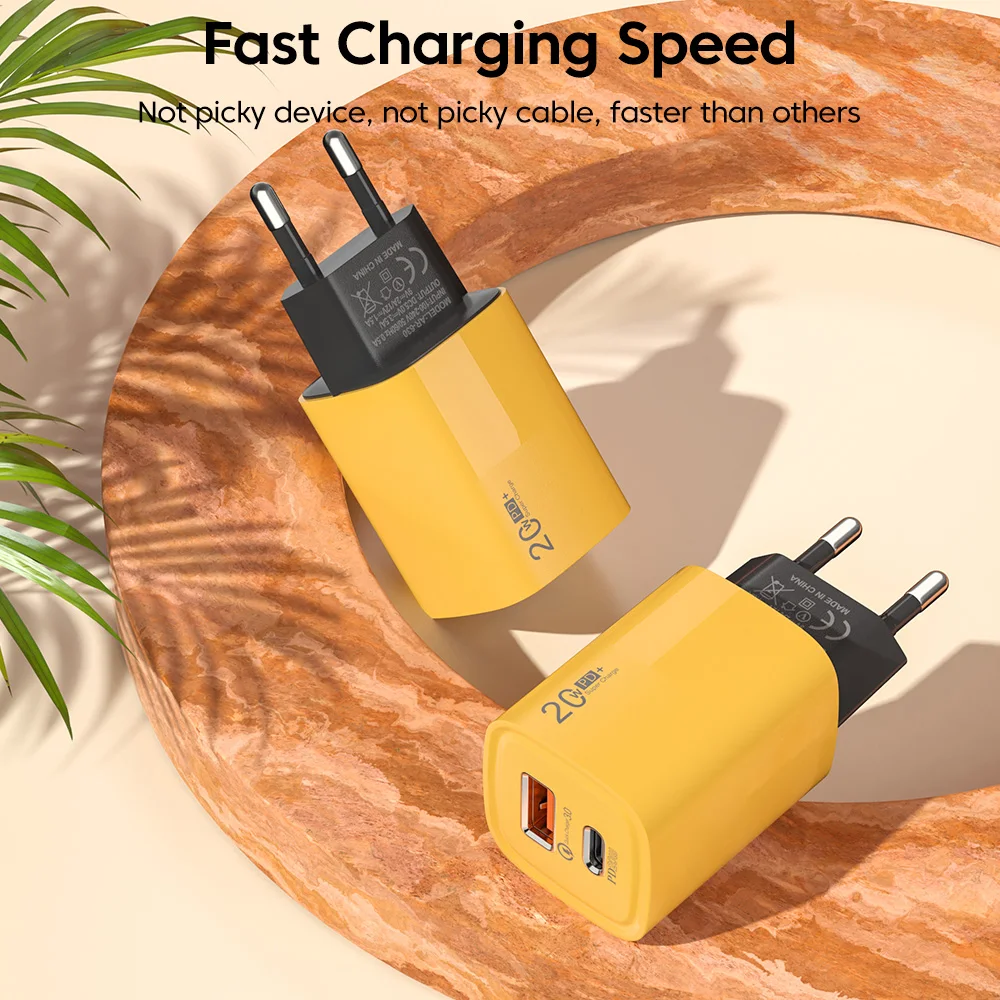 Зарядное устройство Pd Usb 20 Вт супербыстрая зарядка Type C адаптер питания для Iphone