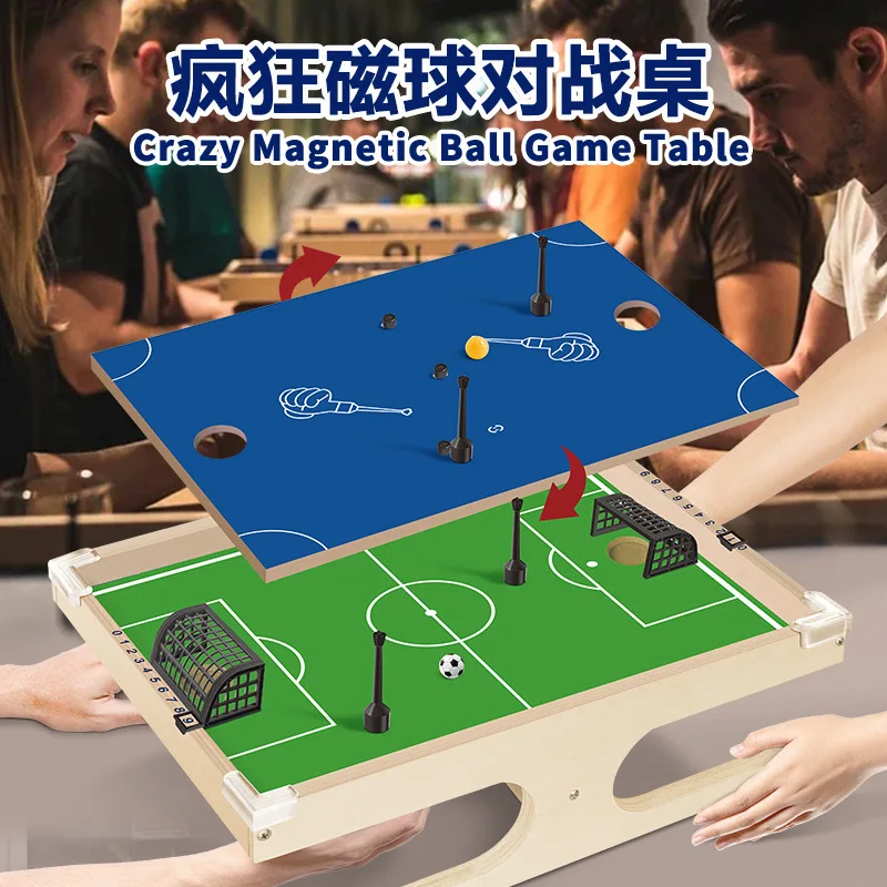 

Crazy Magnetic Soccer Ball Toy Double Competitive Home Party Table Game Toy for Kids Teen Tabletop Football Toy Battle Table