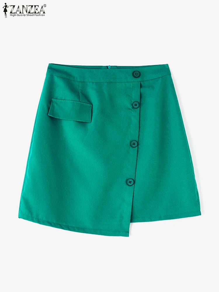 Женский мини-комбинезон ZANZEA в корейском стиле с элегантным силуэтом офисной леди