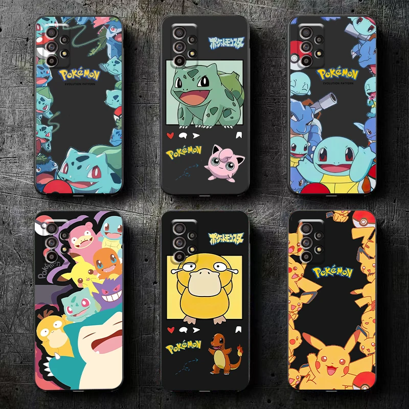 

Pokémon Japanese Anime Phone Case For Samsung Galaxy S8 S8 PLus S9 S9 Plus S10 S10E S10 Lite 5G Plus Coque Funda Soft Carcasa