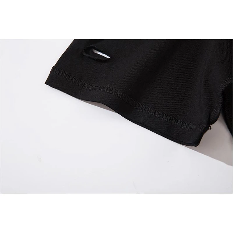 Женская футболка с коротким рукавом свободная принтом черепа в уличном стиле Y2K