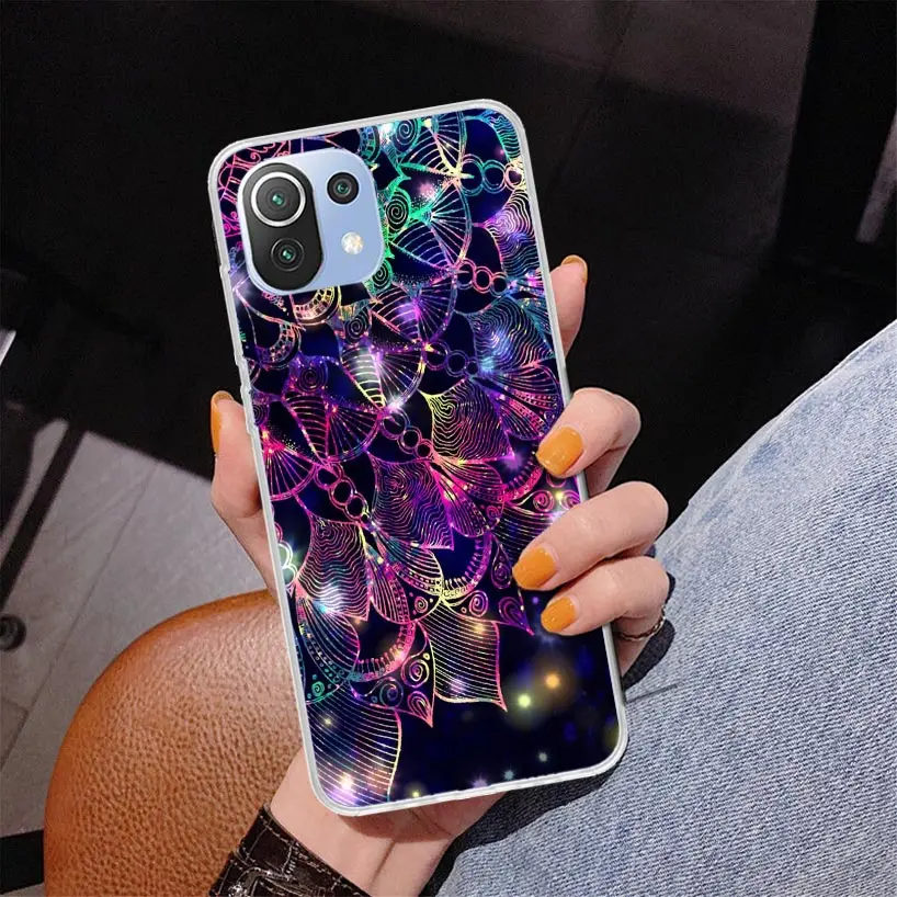 Чехол для телефона Mandala Sunflower Xiaomi Redmi Note 10 9S 9 8T 8 Pro 7 5 Mi 12T 11T 10T 9T 12 11 Lite A2 A3 Coque Shell C