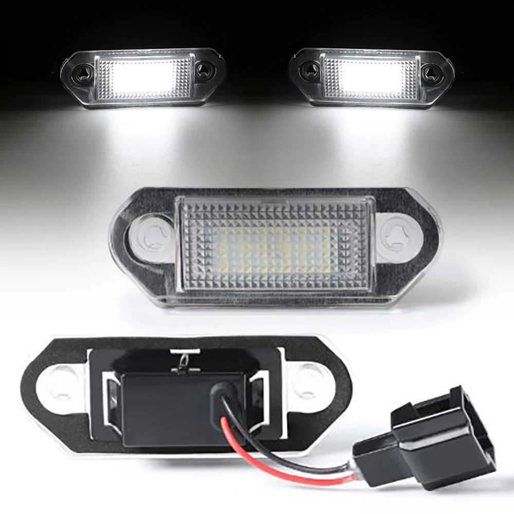 

2 шт. светодиодный лампы для номерного знака автомобиля VW Golf mk3 Gol 2 3 Vento A3 Jetta mk3 Skoda Octavia I