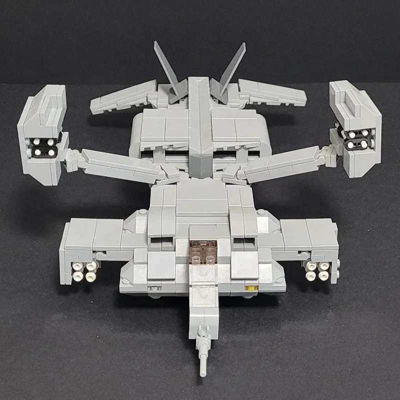 Модель военного самолета Moc строительные кирпичи пришельцы Прямая поставка и
