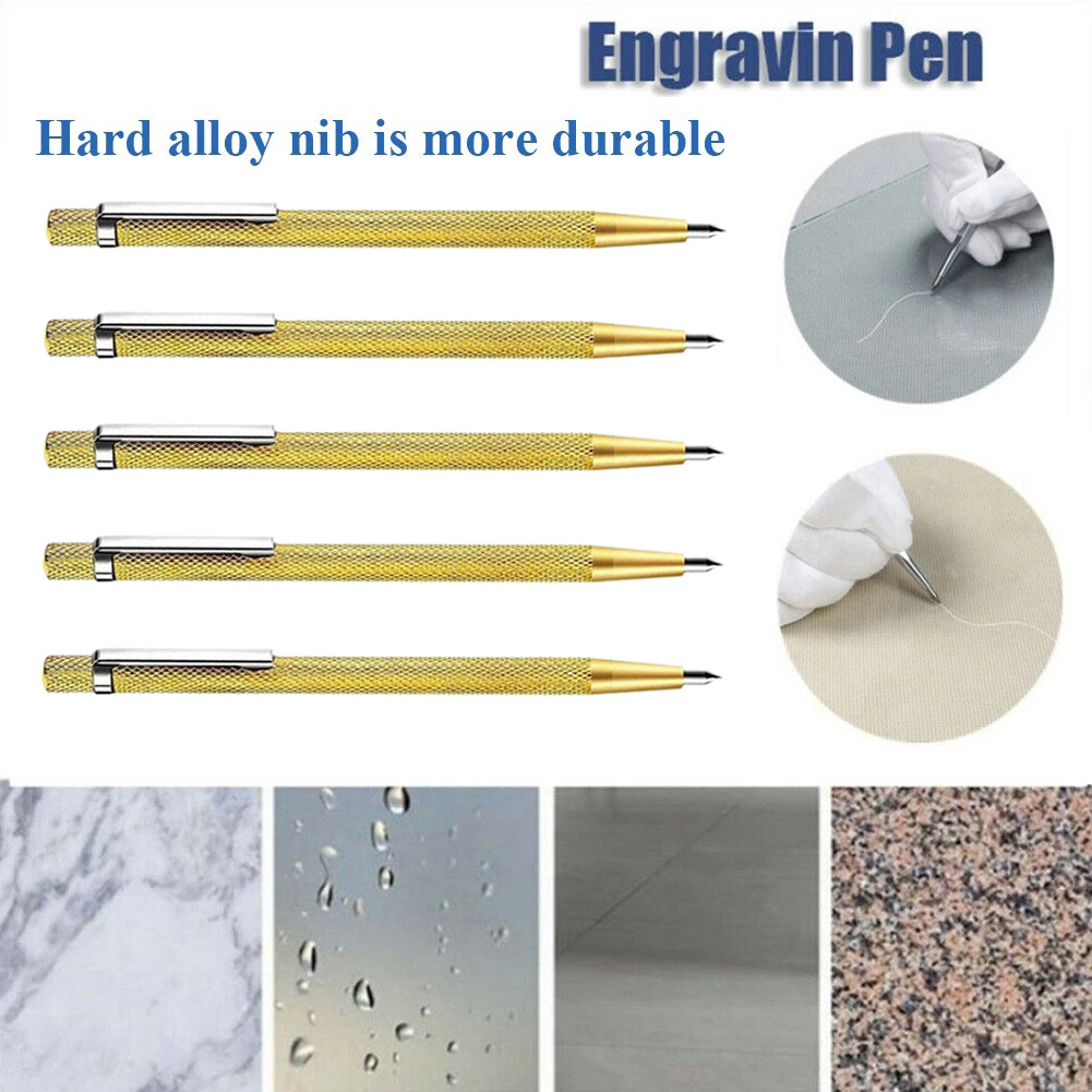 

Metal Plate Glass Marker Lettering Pen To Cut Hard Tiles Glass Tungsten Steel Cutter Metal Stone Aluminum Engraving Tools