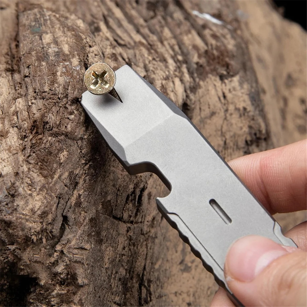 Титановый сплав EDC Pry Bar Многофункциональный мини-лоб портативный инструмент