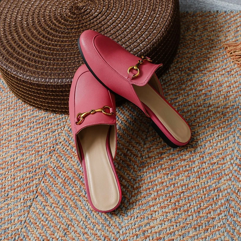 High-quality semi-slippers for women to wear in summer and out in spring 2023, the new style of the lazy muller shoes