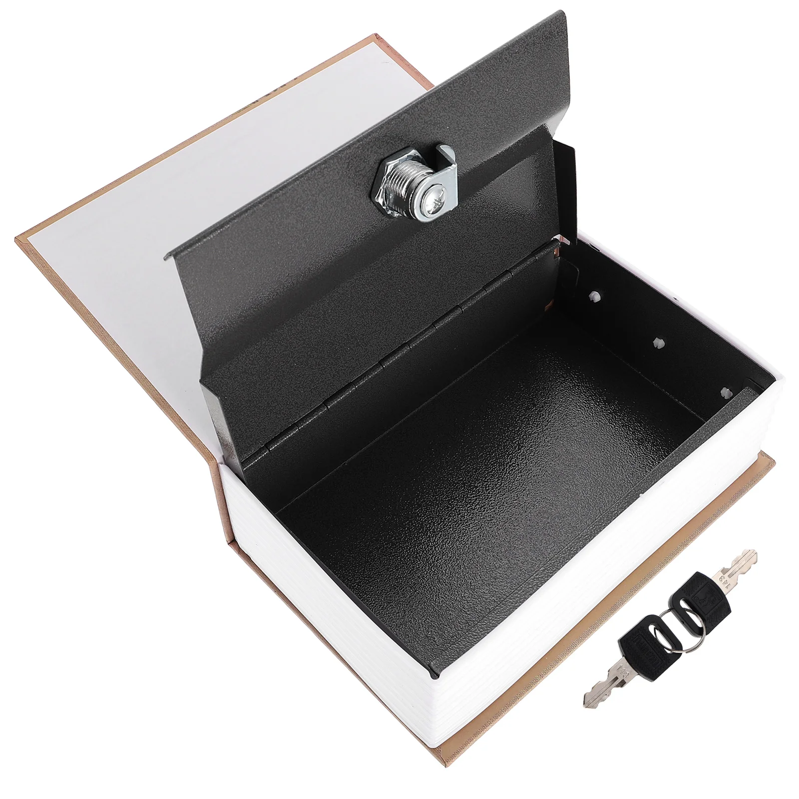 

Box Book Safe Lock Secretdiversion Storagefaux Books Key Moneyreal Hiding Metal Dictionary Compartmentdecorative Case Figure