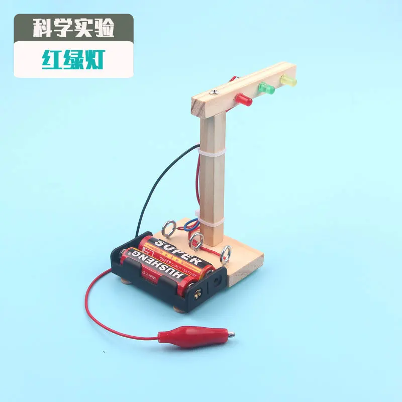 

Science And Technology Small Production Diy Traffic Signal Traffic Light Scientific Experiment Steam Educational Teaching Aid St