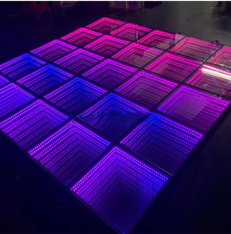 Плитка для дискотеки Dj из закаленного стекла 3d СВЕТОДИОДНЫЙ танцпол