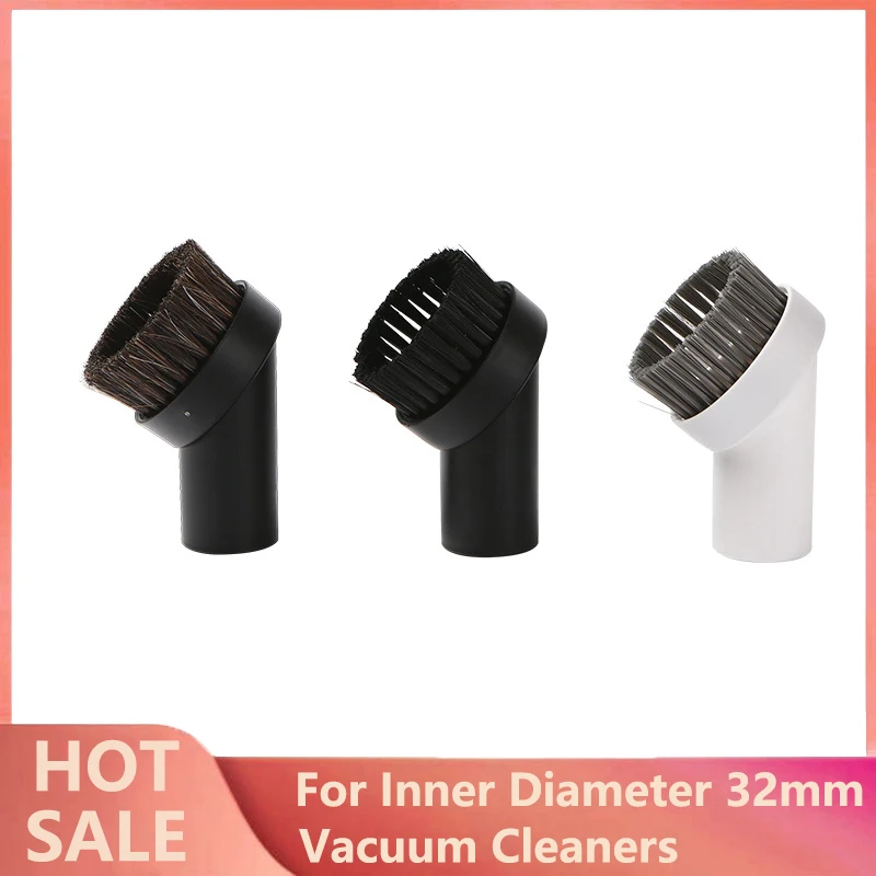 Круглые щетки Щетка из конского волоса инструмент для очистки пыли для пылесосов Miele Nilfisk Philips Electrolux Haier Midea Robot, адаптерные части.