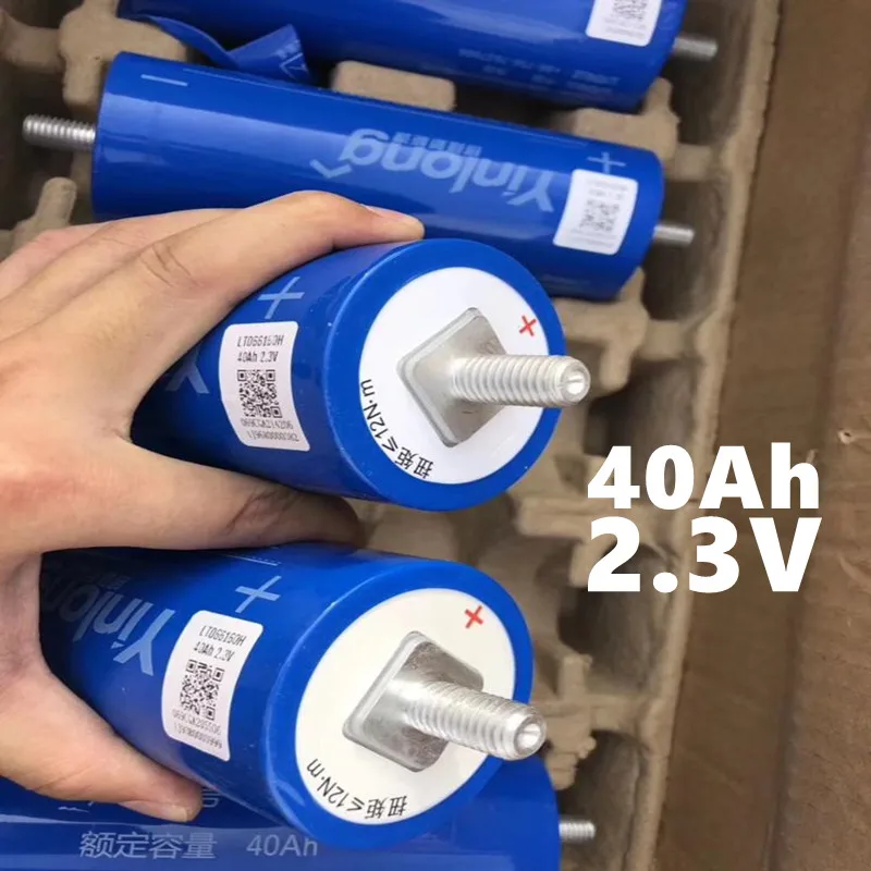 

2.3V 40Ah wholesale class a Yinlong 66160 LTO battery lithium titanate rechargeable battery 40000 cycle DIY 12V Car Audio