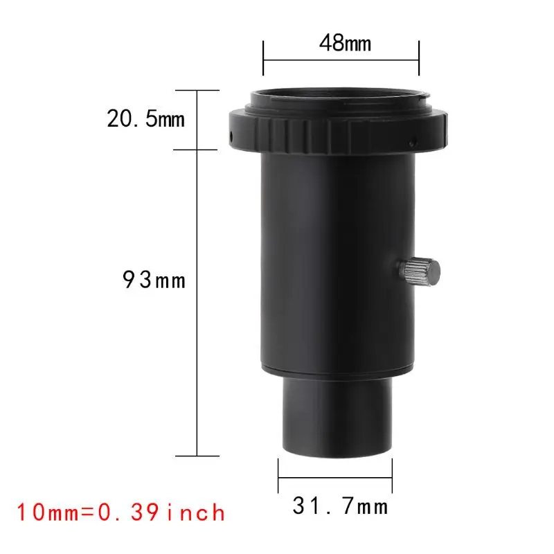 

2022 New Aluminum T2 Adapter Telescope Extension Tube 1.25 inch Telescope Mount Adapter Thread T-Ring For Canon EOS Camera