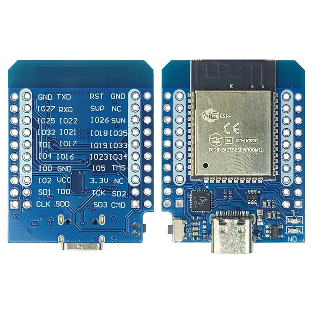 Макетная плата D1 MINI ESP32 BT модуль Wi-Fi для Интернета вещей серийный 40Pin USB Micro Type-C CP2102