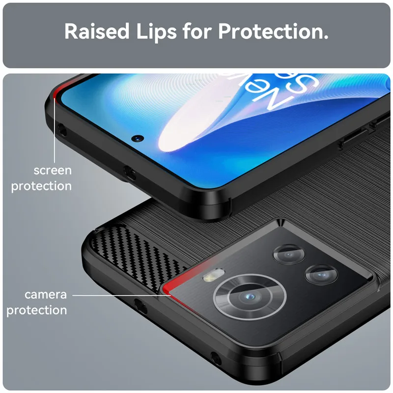 For OnePlus ACE Case OnePlus 10R 9R 9RT 9 10 Pro ACE Cover 6.7 inch Shockproof Soft Silicone Protective Bumper For OnePlus ACE