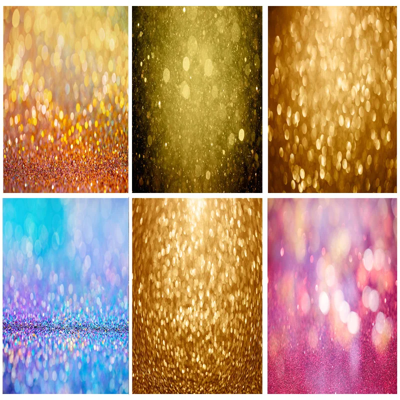 

SHENGYONGBAO Portrait Cloth Photography Backdrops Prop Glitter Facula Light Spot Theme Photography Background 21318TTU-01