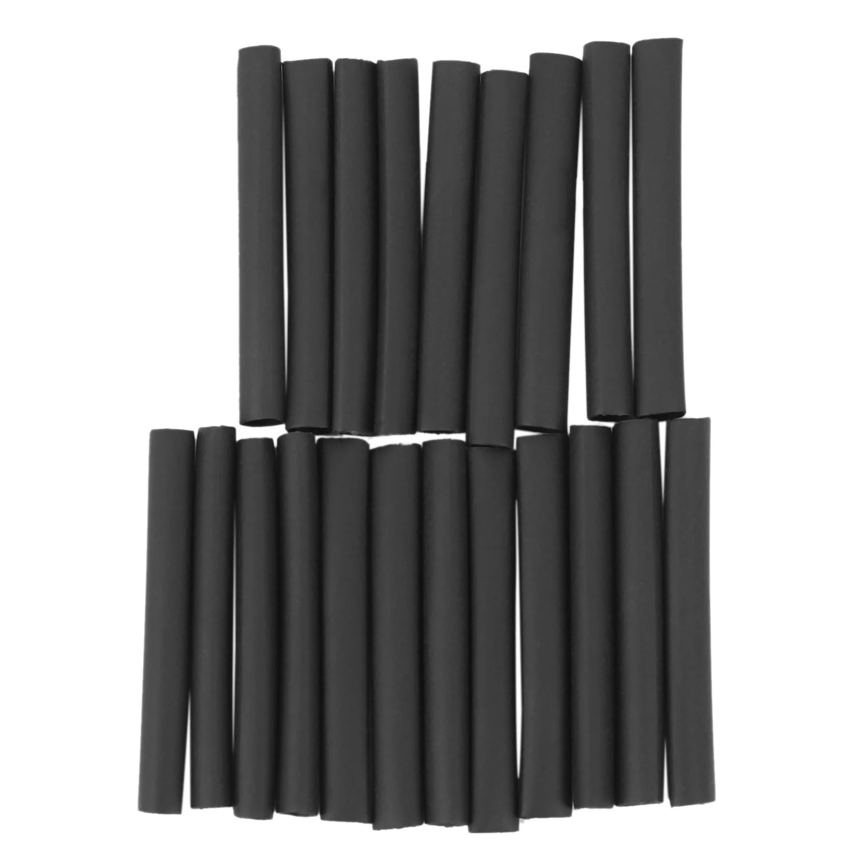 127 шт. черный клей атмосферостойкая термоусадочная трубка набор трубок в