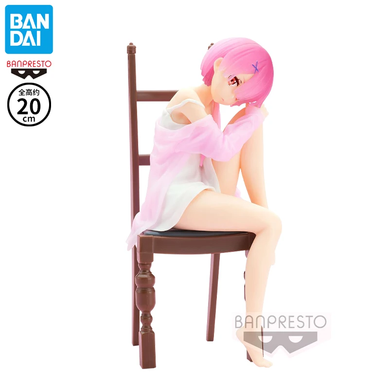 

Фигурка Bandai Original Re:Life In A другой мир от Zero Relax Time Ram, фигурка, игрушки, Коллекционная модель, подарки для детей