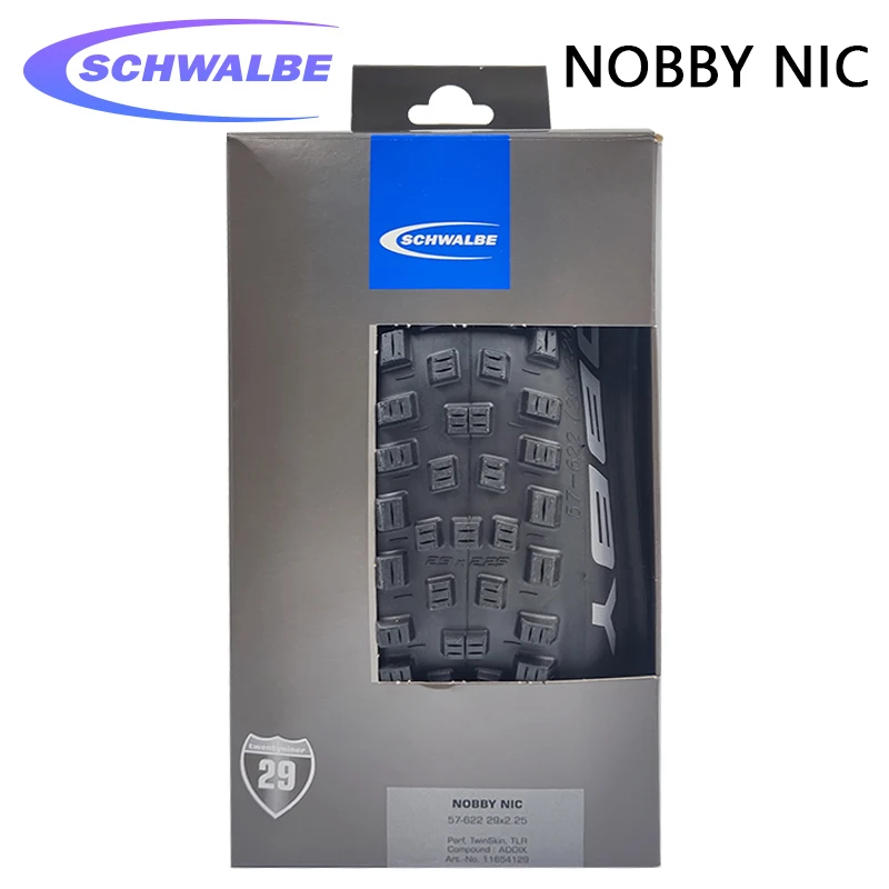 

SCHWALBE NOBBY NIC 29x2.25 57-622 Tubeless Folding MTB Bicycle Tire for Tour All-Mountain XC Tracks 29" inch Bike Tire Parts