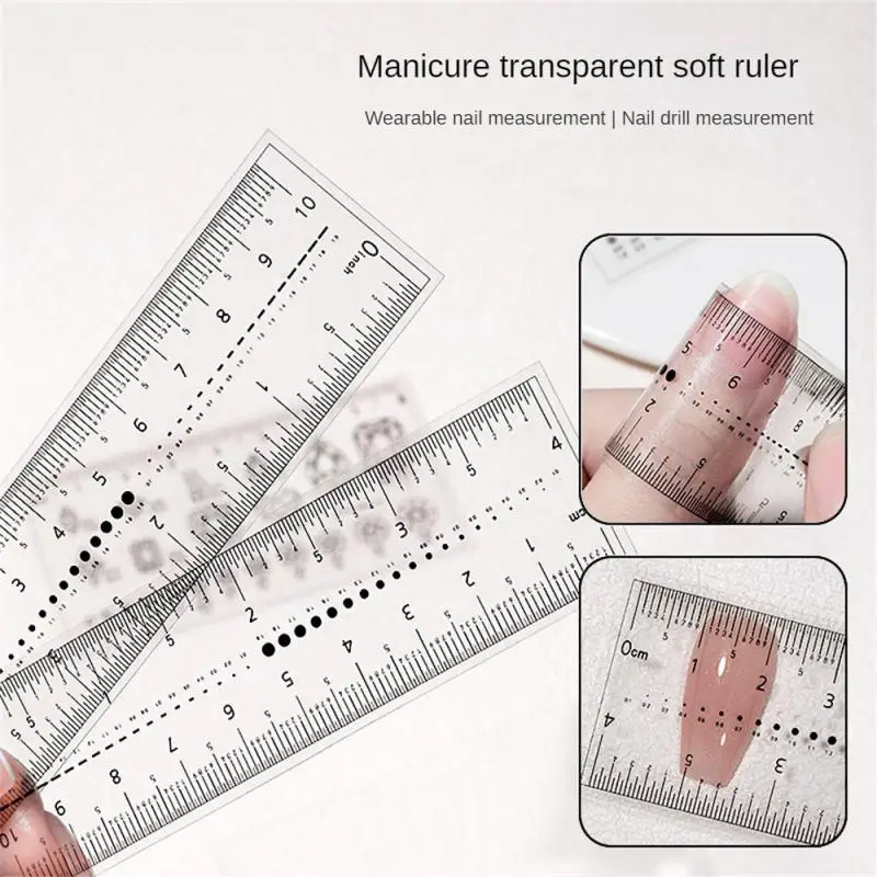 

Manicure Time-saving Accurate Measurements Durable Material Suitable For All Nail Types Precise Sizing Measurement Tool