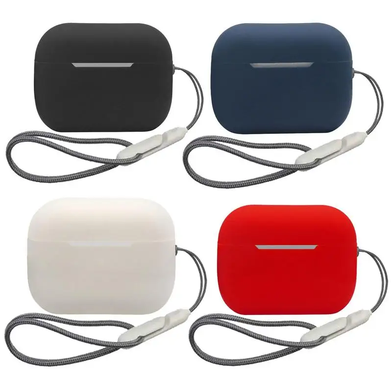 

Силиконовый чехол для наушников Pro2, защитный чехол для наушников со шнурком, моющийся чехол для беспроводных наушников