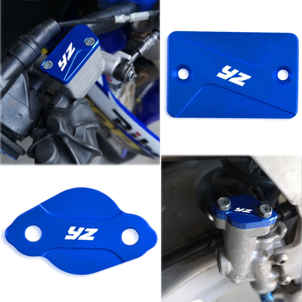 

YZ125 YZ250/F YZ450F For YAMAHA YZ 125 250 450 F 2003-2007 Motorcycle Front Rear Brake Fluid Cylinder Master Reservoir Cover Cap