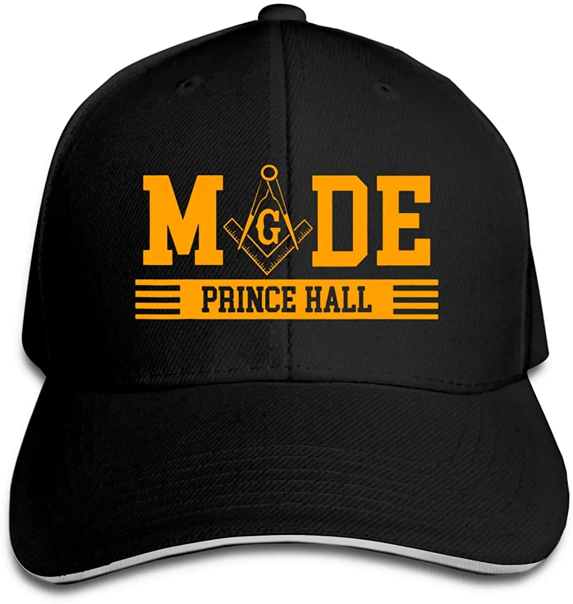 

Made Prince Hall Men Cotton Classic Baseball Cap Adjustable Size