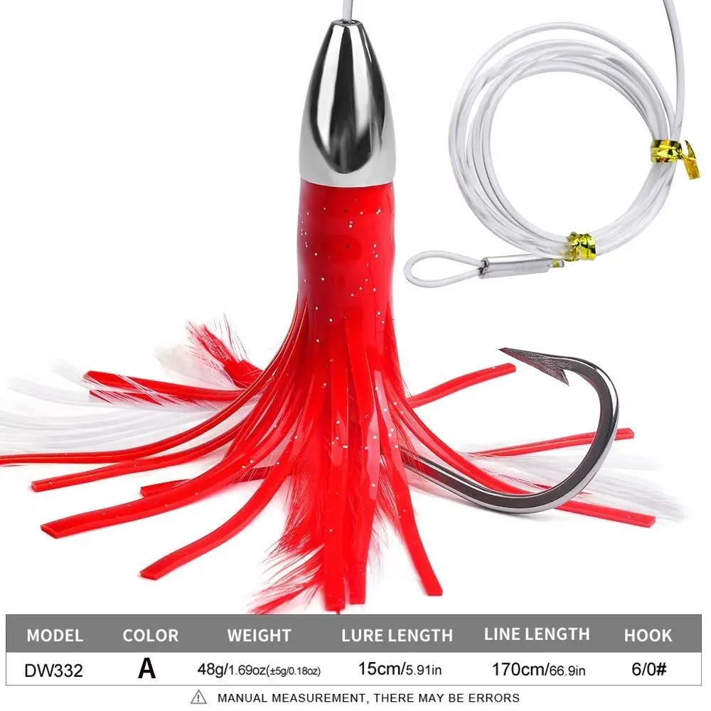 2024 15 см/48 г троллинговая юбка рыболовная приманка резиновая мягкая силиконовая