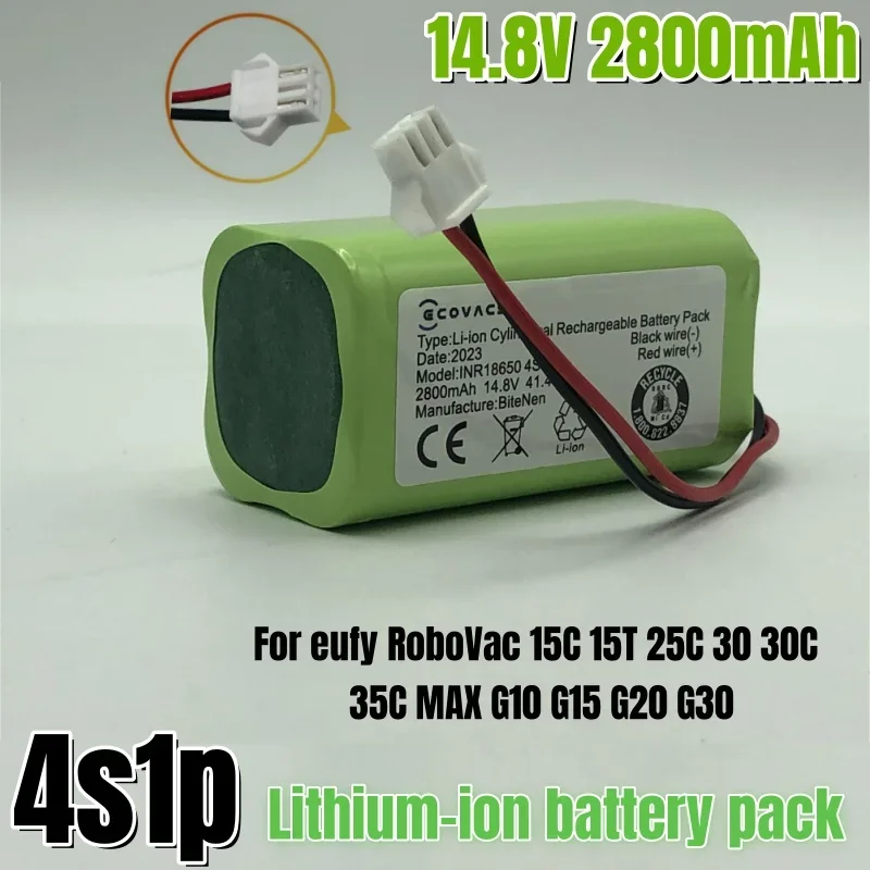 Аккумулятор для eufy RoboVac 15C 15T 25C 30C 35C MAX G10 G15 G20 G30