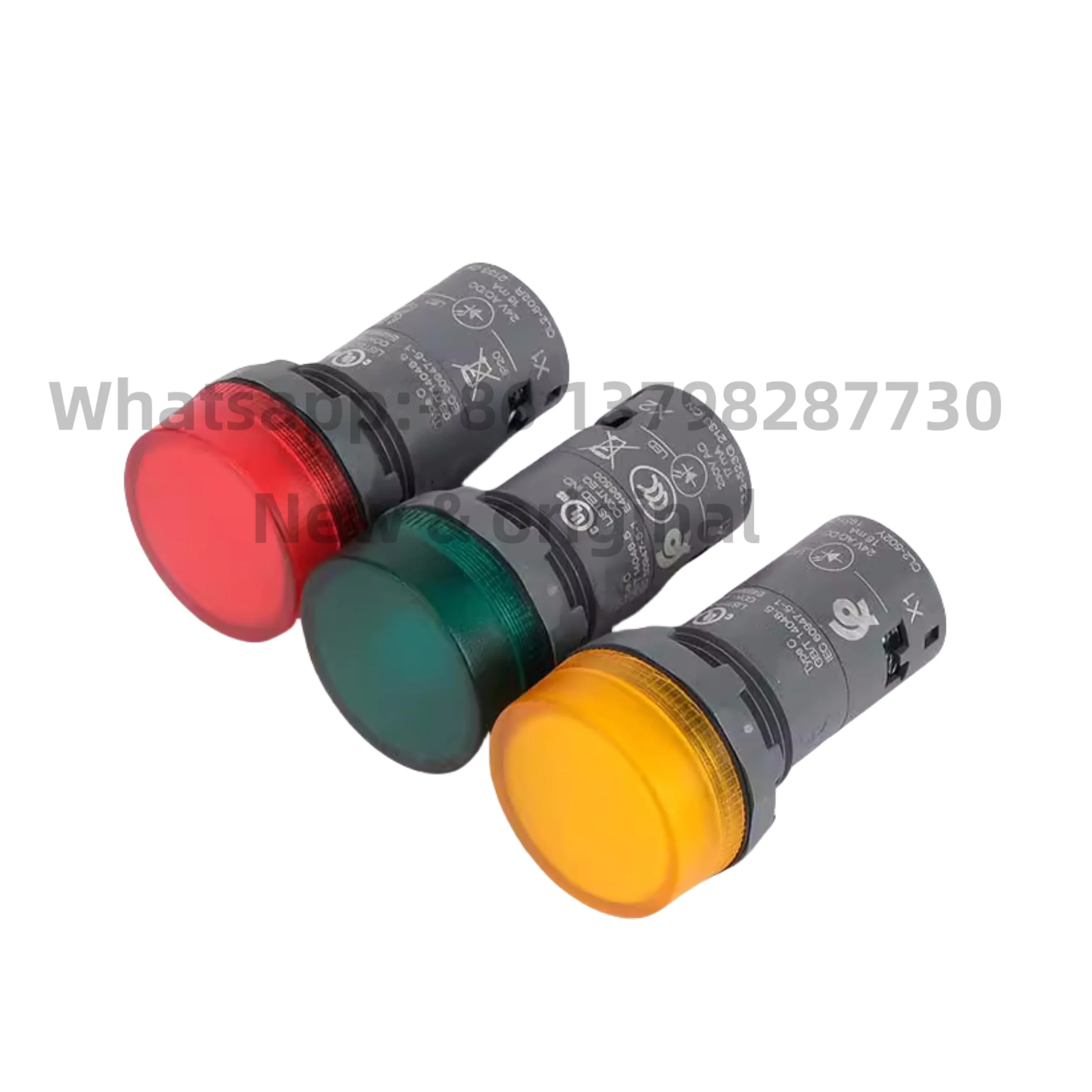 Новый оригинальный красный индикатор Φ номинальное напряжение AC/DC 24V номер