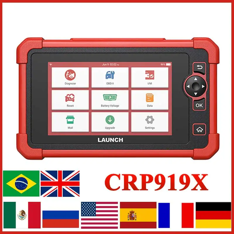 В продаже-LAUNCH X431 CRP919X OBD2 сканер Профессиональный Автомобильный запуск