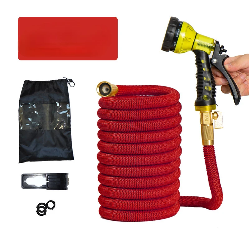 with 9 Function Spray Nozzle and 3/4'' Solid Brass Water Hose