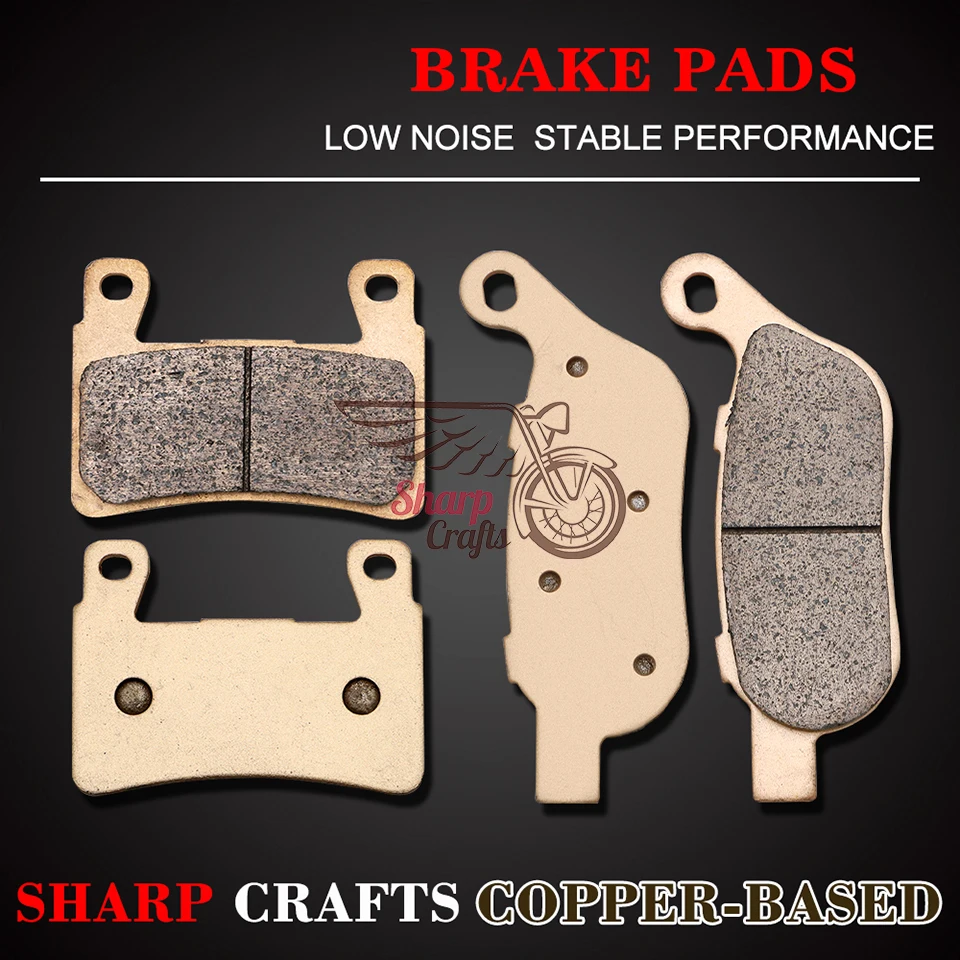 

Brake Pads For Harley FL STC 1584 1690 Heritage Softail Classic STF Fat Boy STFB STFBS STN Deluxe FLD Switchback Slim Breakout