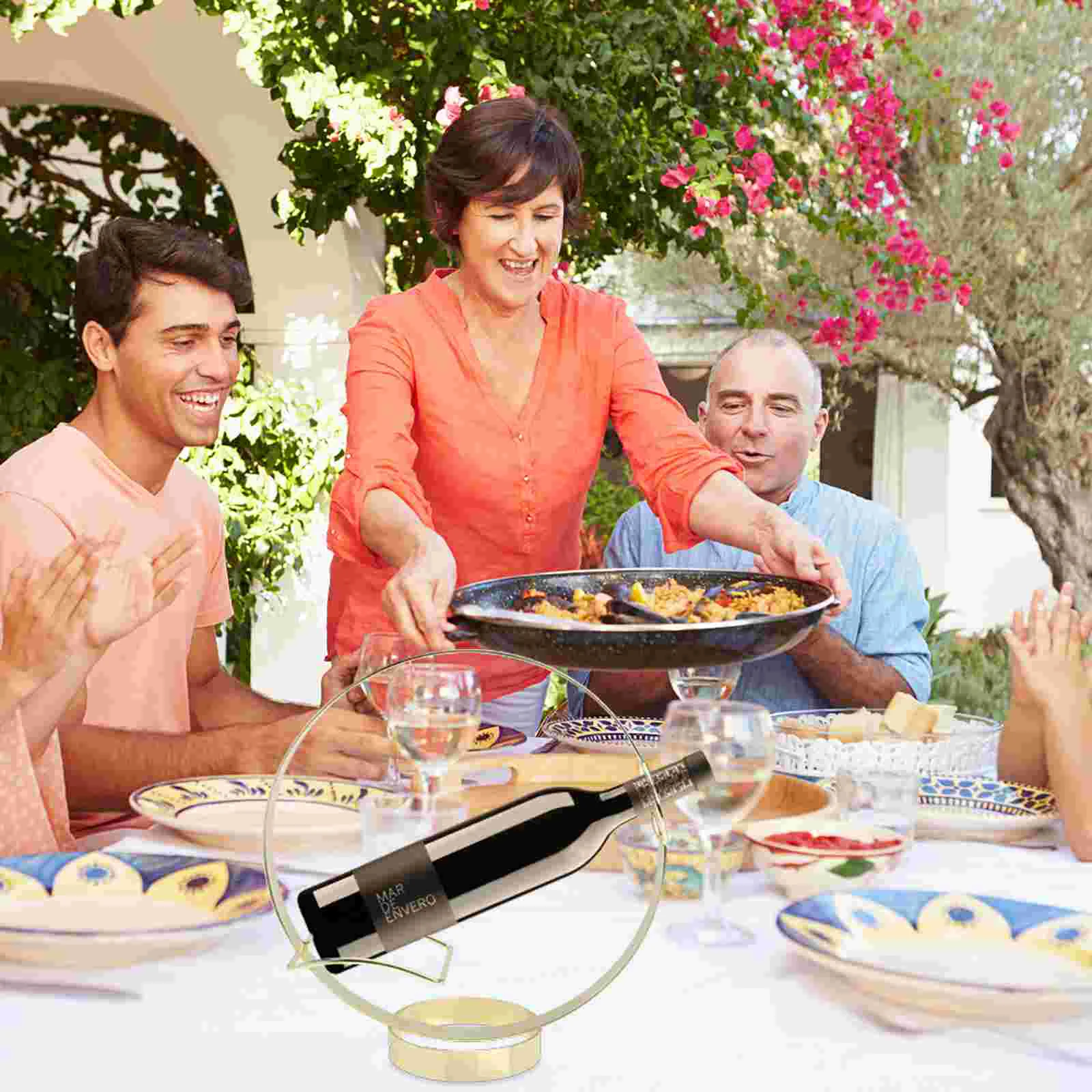 Органайзер для бутылок полки дисплея золотой держатель хранения из нержавеющей